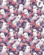 Haunted Meadow Polymer Clay Transfer Sheets | D893