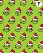 Grinch Christmas clay transfer sheet D895