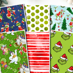 Grinch Christmas clay transfer sheet D895