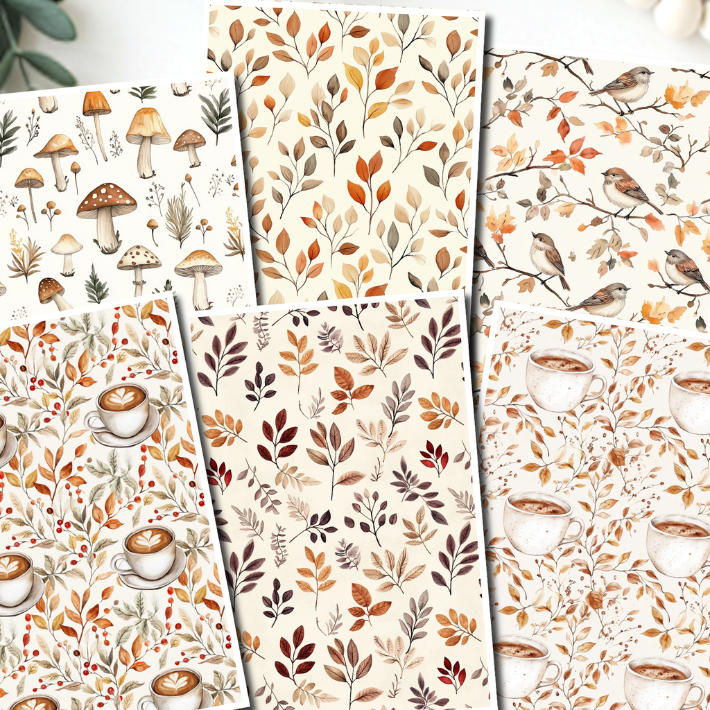BOHO FALL Polymer Clay Transfer Sheets D897