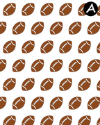Football Polymer Clay Transfer Sheets D898