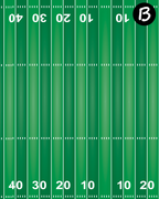 Football Polymer Clay Transfer Sheets D898