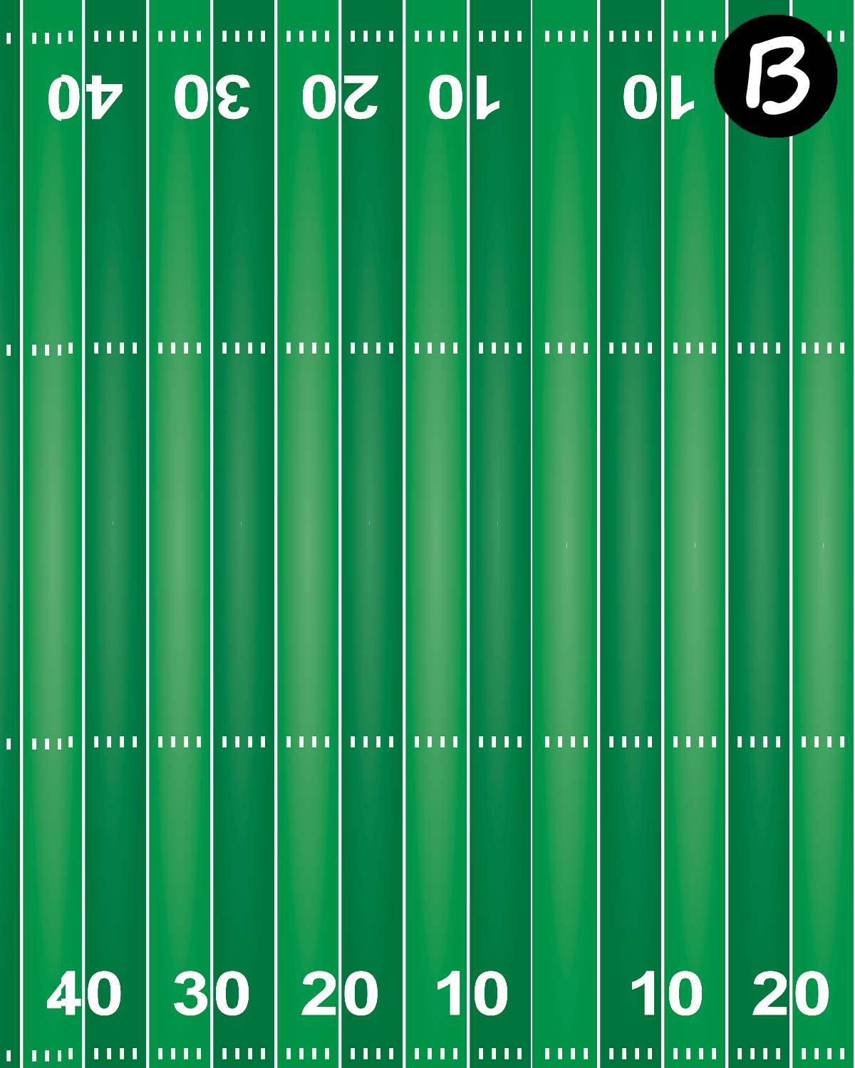 Football Polymer Clay Transfer Sheets D898