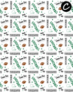 Football Polymer Clay Transfer Sheets D898