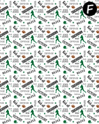 Football Polymer Clay Transfer Sheets D898