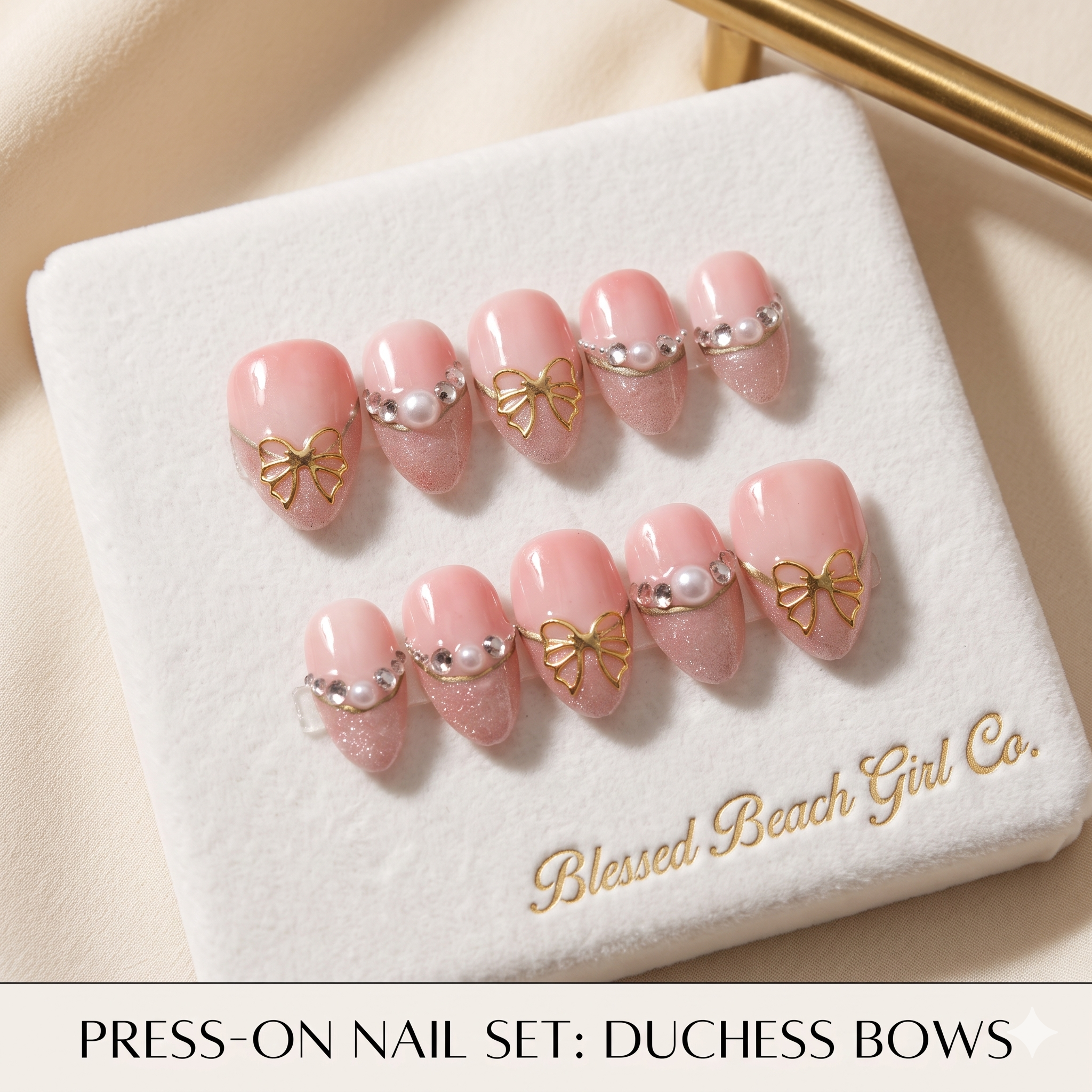 DUCHESS BOWS Press On Nails