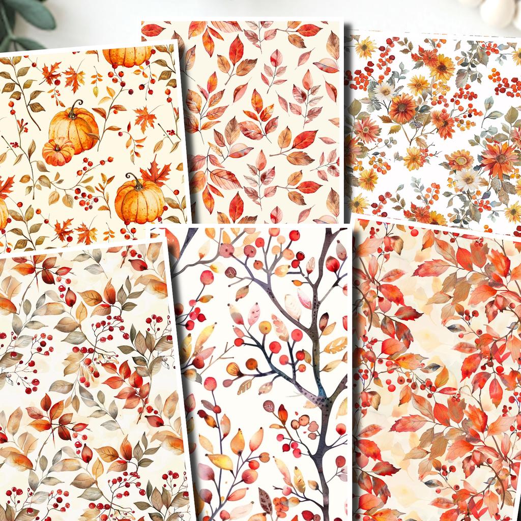 LEAVES AND BERRIES Polymer Clay Transfer Sheets | E903