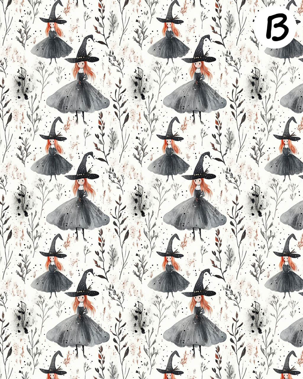 SHABBY HALLOWEEN Polymer Clay Transfer Sheets | E904