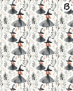 SHABBY HALLOWEEN Polymer Clay Transfer Sheets | E904