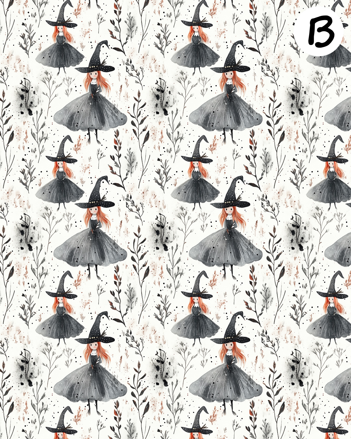 SHABBY HALLOWEEN Polymer Clay Transfer Sheets | E904