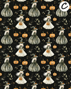SHABBY HALLOWEEN Polymer Clay Transfer Sheets | E904