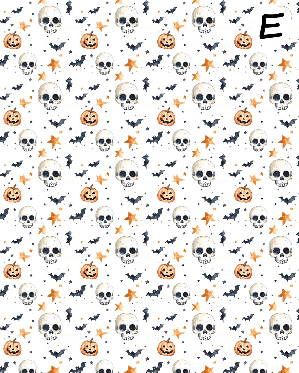 SHABBY HALLOWEEN Polymer Clay Transfer Sheets | E904