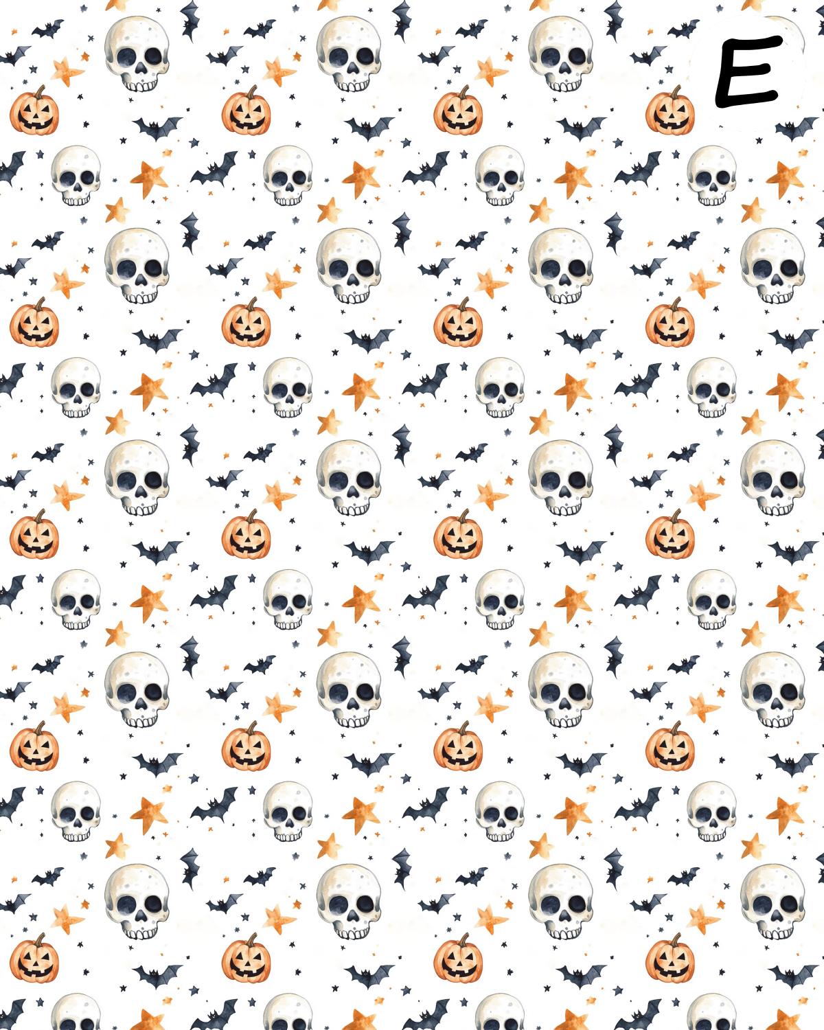 SHABBY HALLOWEEN Polymer Clay Transfer Sheets | E904