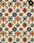 Boho Western Floral Polymer Clay Transfer Sheets | E911