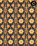 Boho Western Floral Polymer Clay Transfer Sheets | E911