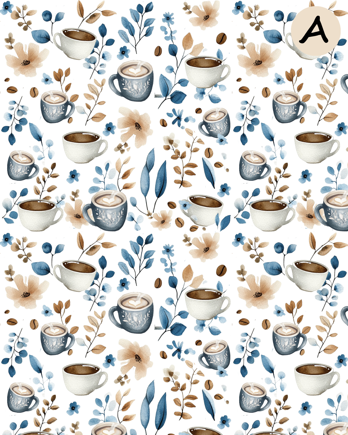 Slow Morning Roast Polymer Clay Transfer Sheets | E912