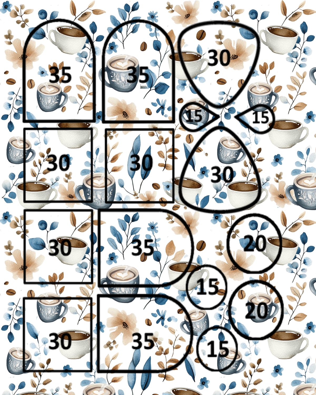 Slow Morning Roast Polymer Clay Transfer Sheets | E912