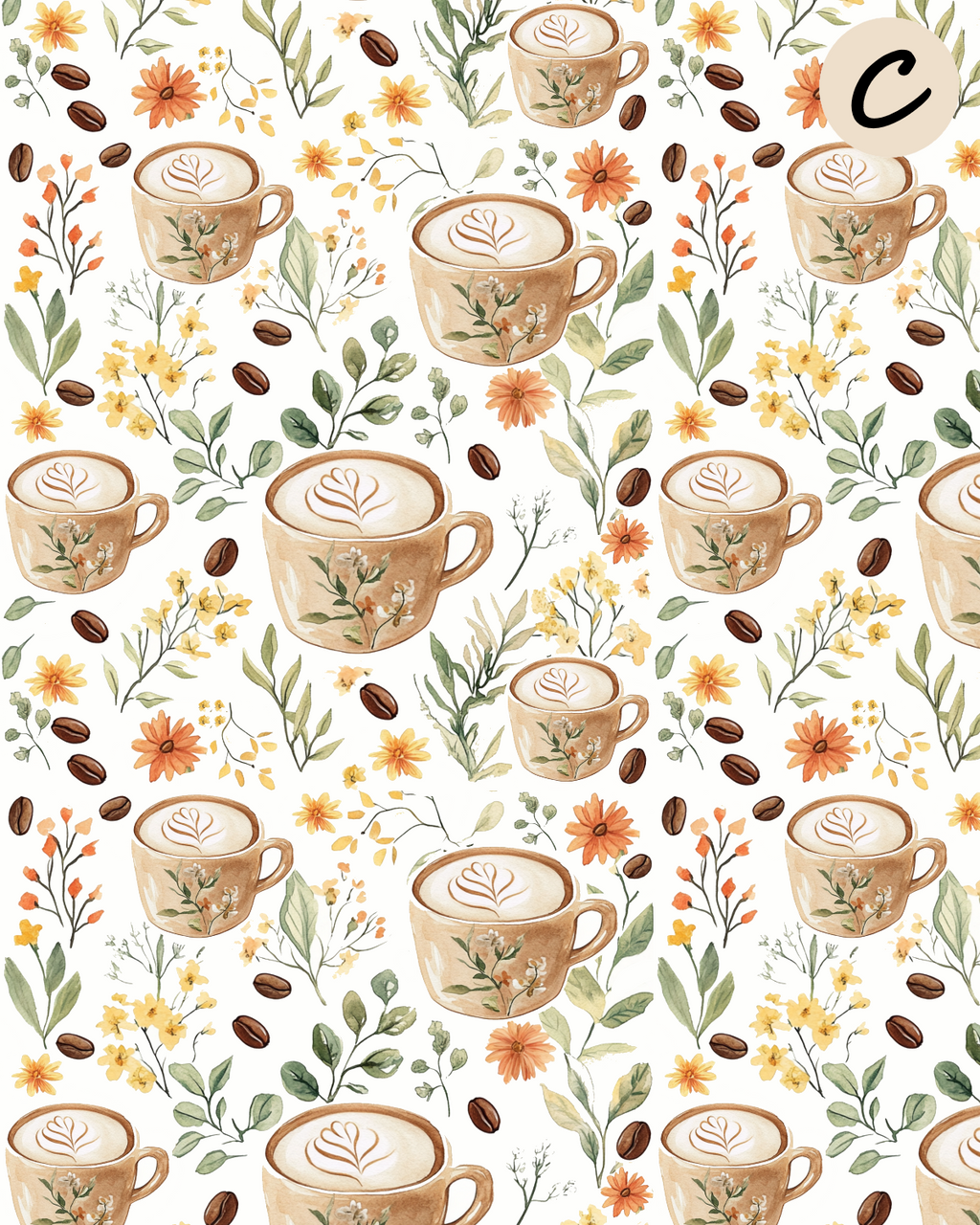 Slow Morning Roast Polymer Clay Transfer Sheets | E912