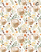 Slow Morning Roast Polymer Clay Transfer Sheets | E912