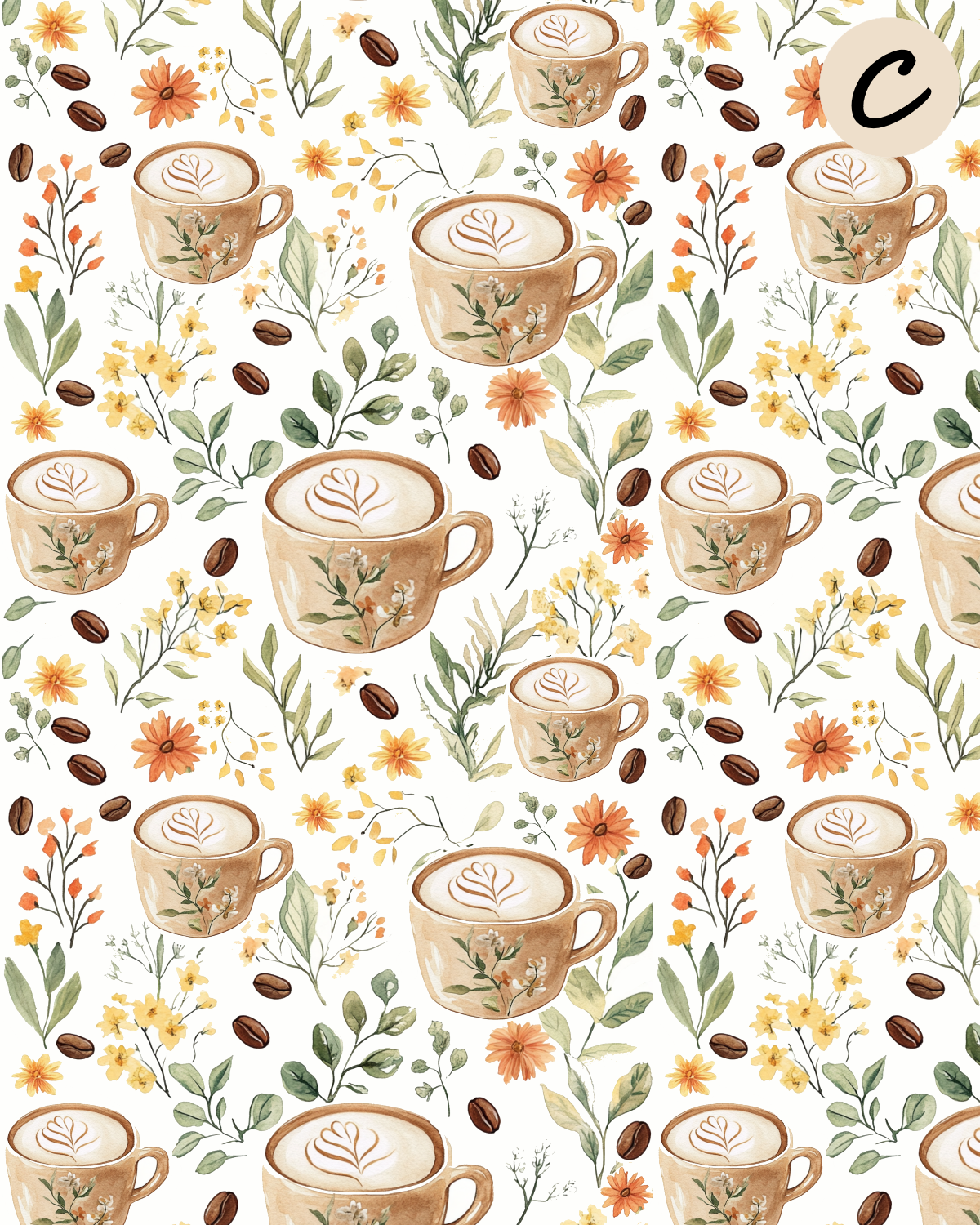 Slow Morning Roast Polymer Clay Transfer Sheets | E912
