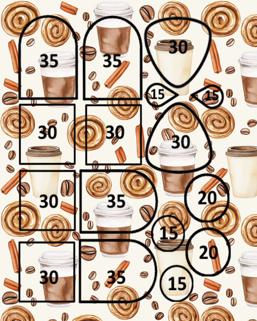 Slow Morning Roast Polymer Clay Transfer Sheets | E912