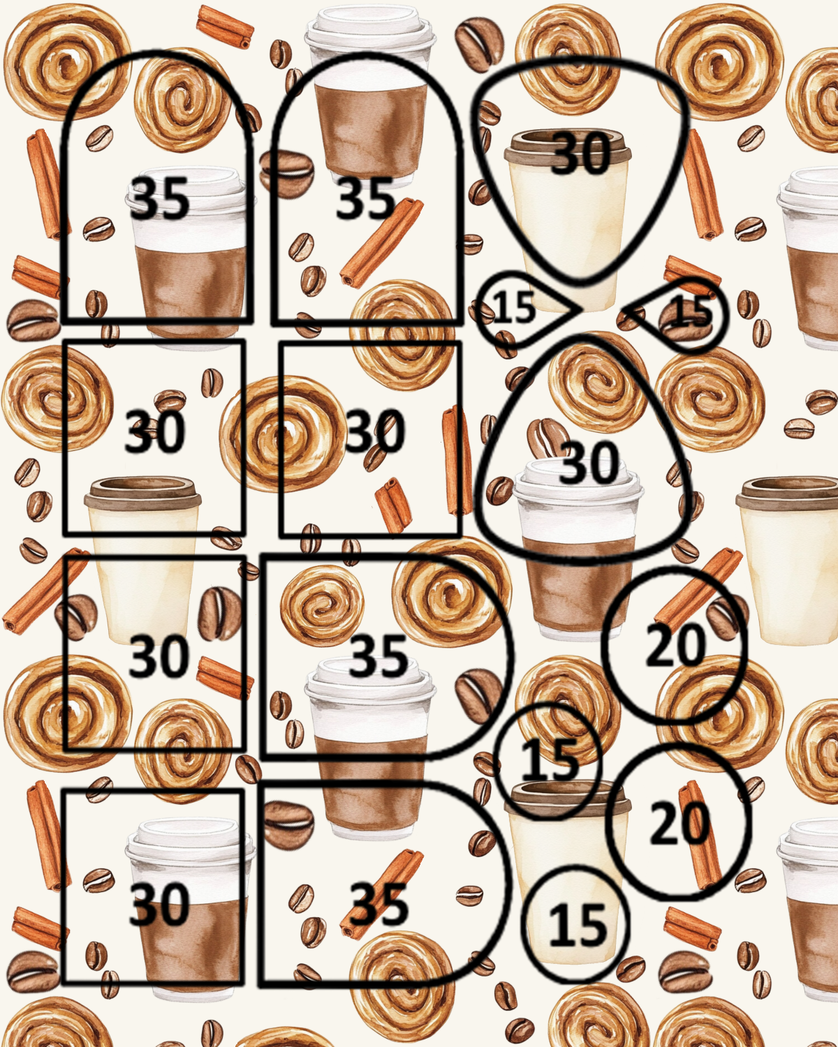 Slow Morning Roast Polymer Clay Transfer Sheets | E912
