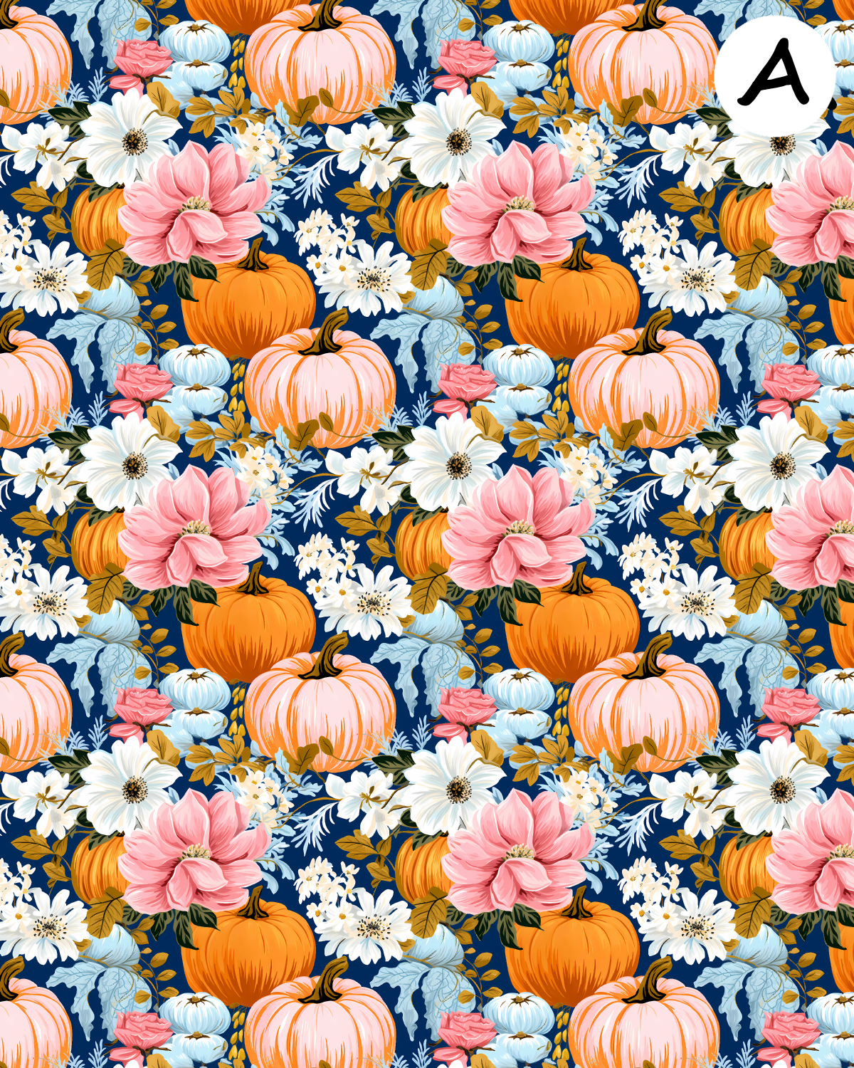 ROMANTIC PUMPKINS Polymer Clay Transfer Sheets | E913