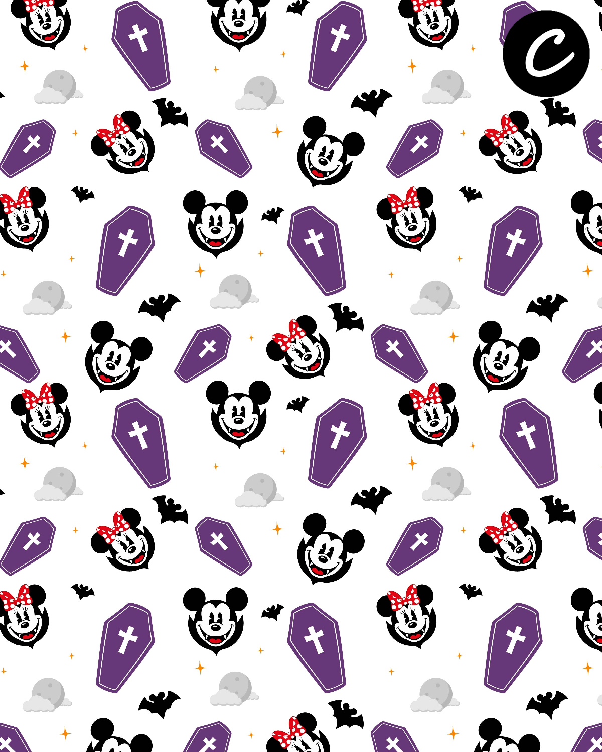 Magical Mouse Halloween Polymer Clay Transfer Sheets | E914