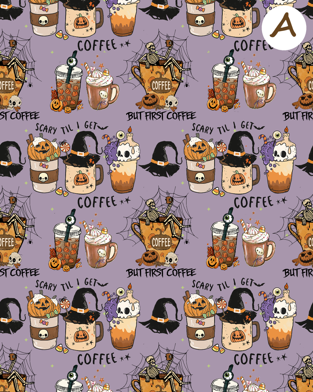 Spooky Brews Polymer Clay Transfer Sheets | E925