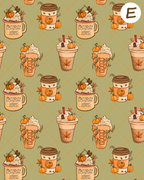 Spooky Brews Polymer Clay Transfer Sheets | E925