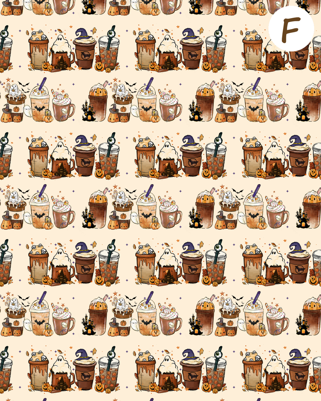 Spooky Brews Polymer Clay Transfer Sheets | E925