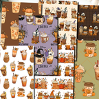 Spooky Brews Polymer Clay Transfer Sheets | E925