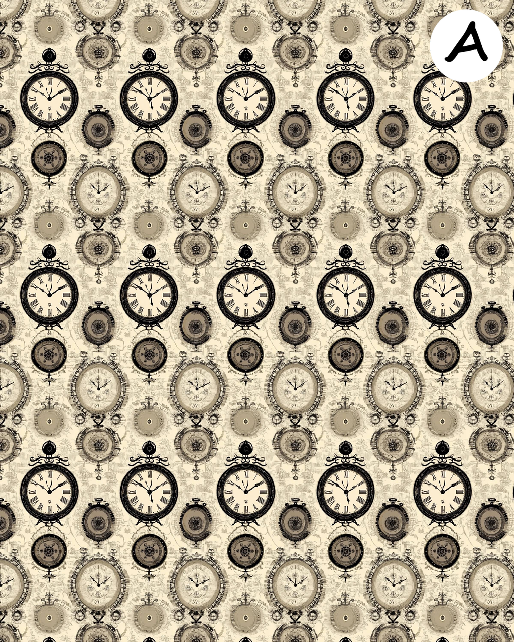 Steampunk clay transfer sheet E927