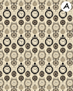 Steampunk clay transfer sheet E927