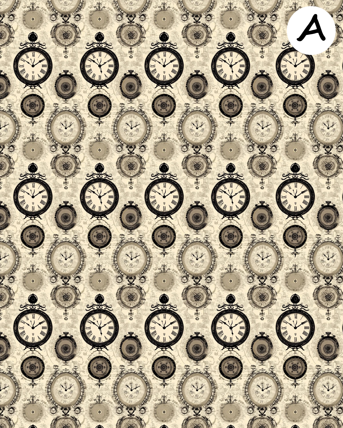 Steampunk clay transfer sheet E927