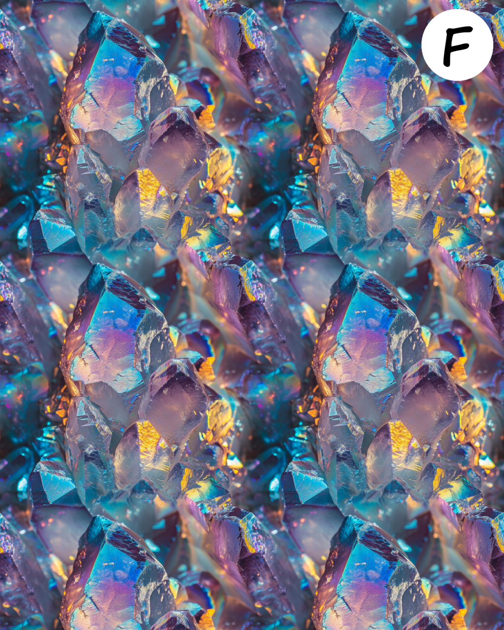 Geode clay transfer sheet for Polymer clay E928