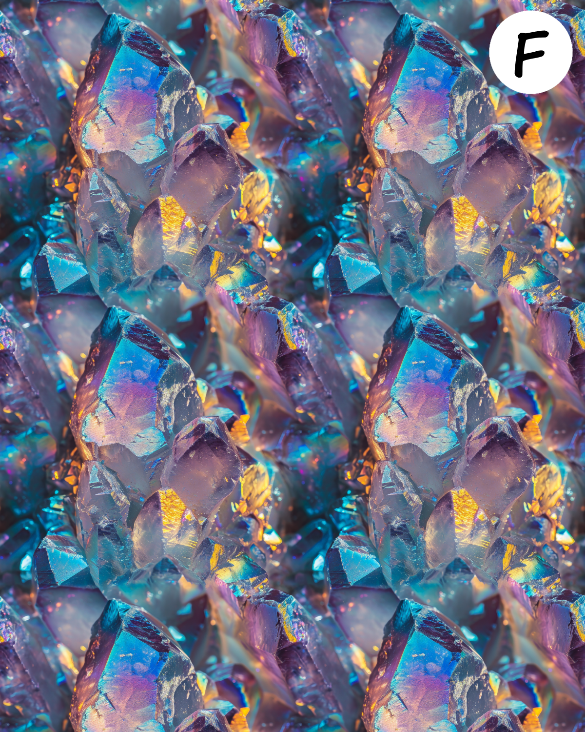 Geode clay transfer sheet for Polymer clay E928