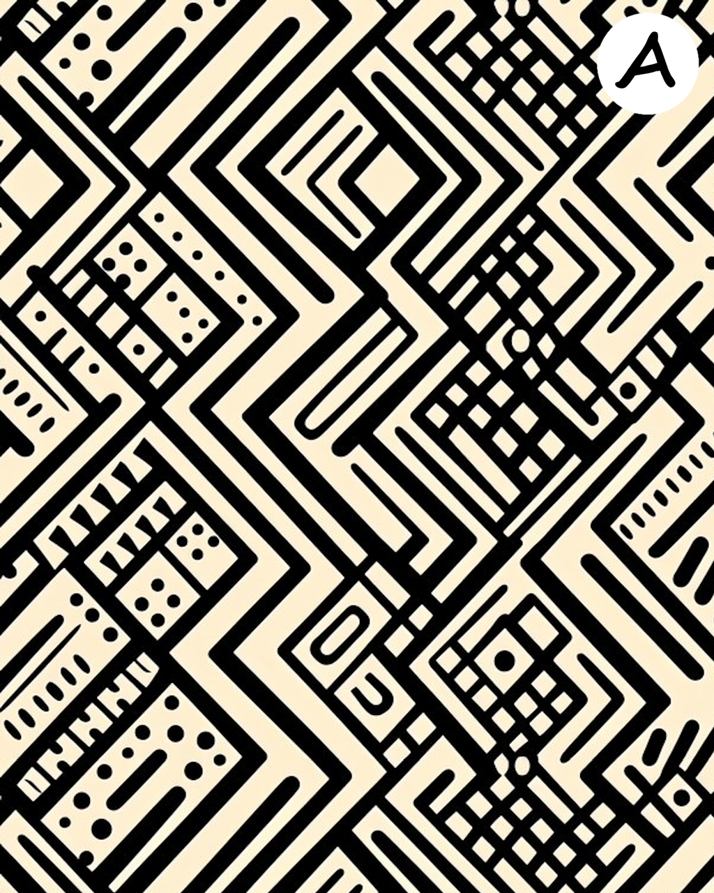 Tribal clay transfer sheet E932