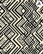 Tribal clay transfer sheet E932