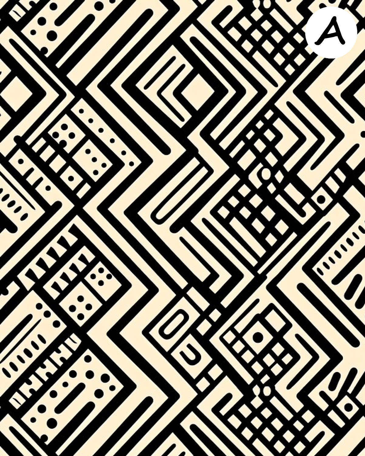 Tribal clay transfer sheet E932