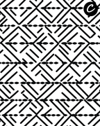 Tribal clay transfer sheet E932