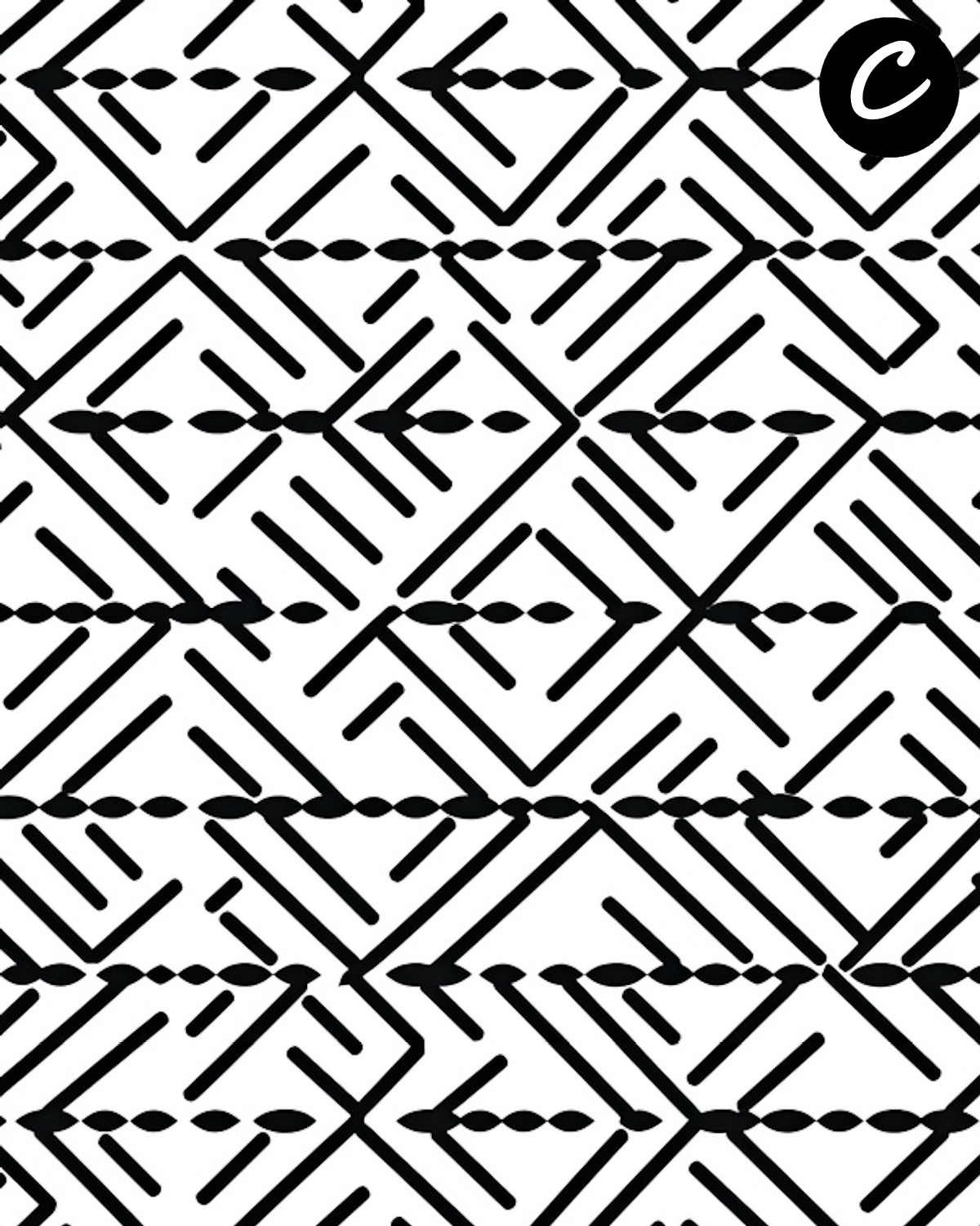 Tribal clay transfer sheet E932