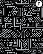 Tribal clay transfer sheet E932