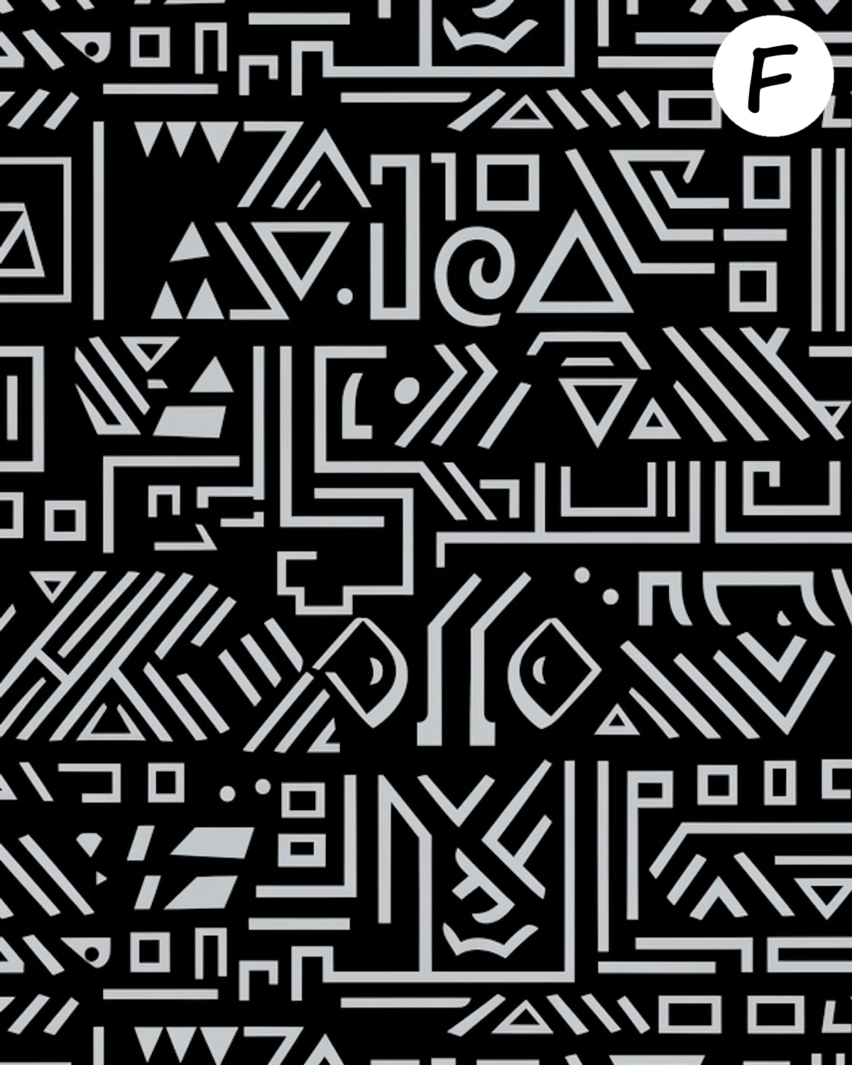 Tribal clay transfer sheet E932