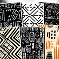 Tribal clay transfer sheet E932