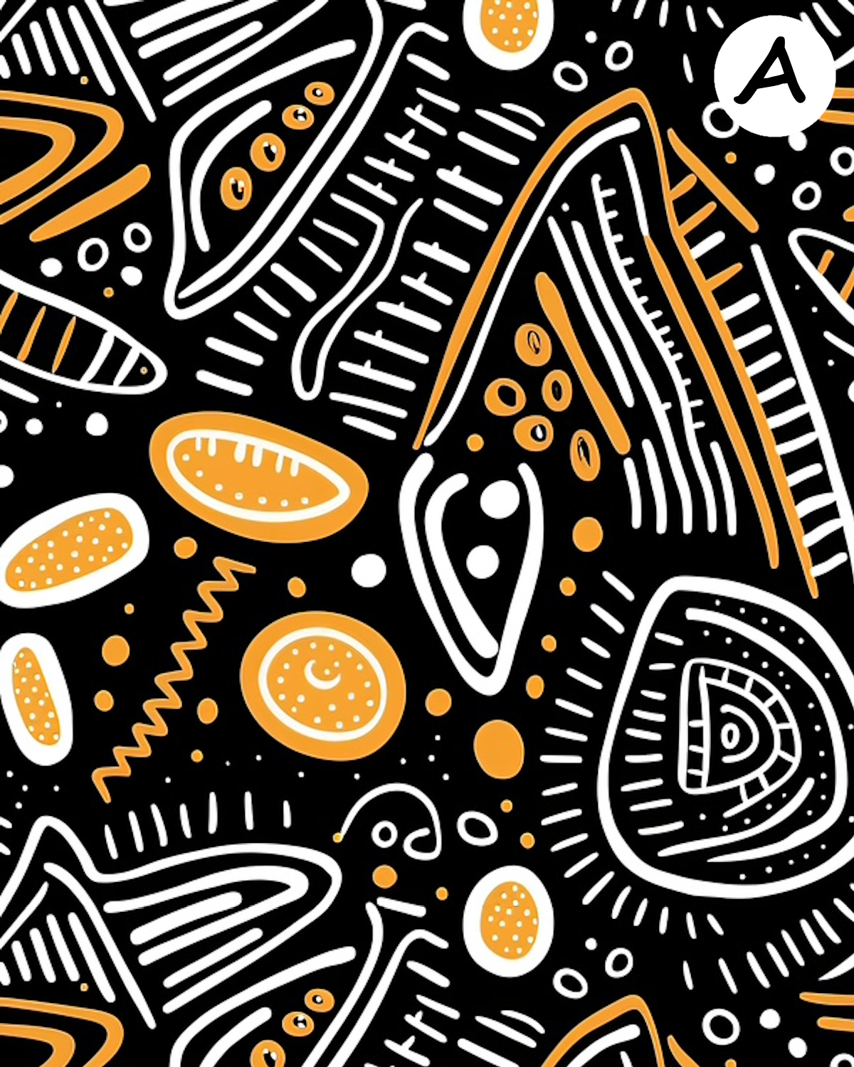 Tribal clay transfer sheet E933