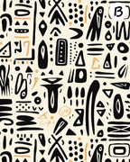 Tribal clay transfer sheet E933
