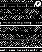 Tribal clay transfer sheet E933