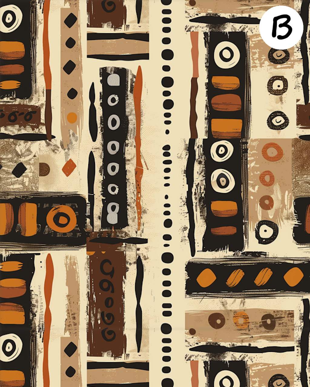 Tribal clay transfer sheet E936