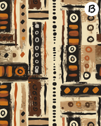 Tribal clay transfer sheet E936